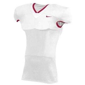 Nike Team Vapor Untouchable Football Jersey, Medium, White & burgundy, NWT $25